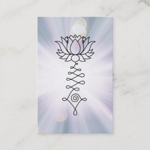 *~* Lotus Blue Lavender Rays Reiki Healing Energy Visitekaartje