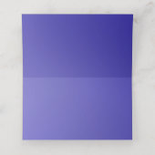 Lotus Blue met Text Place Card Plaatskaartje (Binnenkant ongevouwen)
