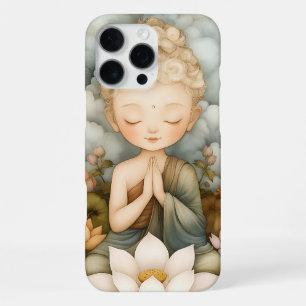 Lotus Boeddha Kunst   Mindful Zen Meditatie iPhone 16 Pro Max Hoesje