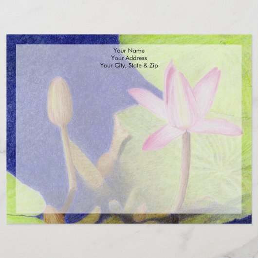 Lotus Briefhoofd Ontwerp (Voorkant)