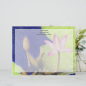 Lotus Briefhoofd Ontwerp (Staand voorkant)