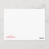 Lotus Briefkaart (Achterkant)