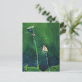 Lotus Briefkaart (Staand voorkant)