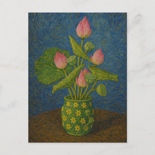 Lotus Briefkaart (Voorkant)