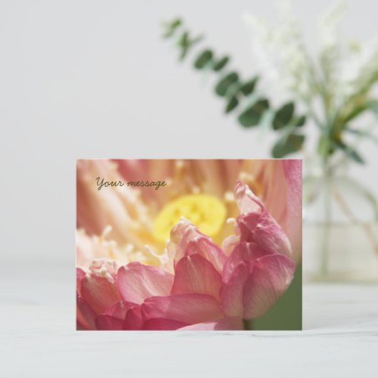 Lotus Briefkaart (Staand voorkant)