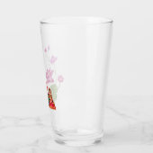 Lotus, bruid en bruidegom afbeelding glas (Links)