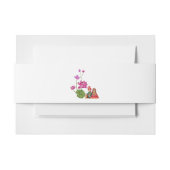 Lotus, bruid en bruidegom Nep Uitnodigingen Wikkel (Voorkant Voorbeeld)