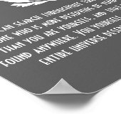 Lotus Buddha Love Quote Poster (Hoek)