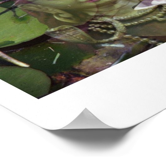 Lotus & Buddha Poster (Hoek)