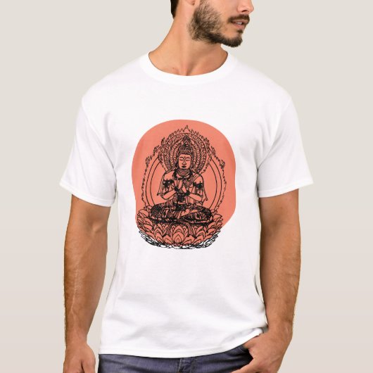 Lotus Buddha T-shirt (Voorkant)