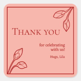 Lotus Buds Gepersonaliseerde Partij Stickers