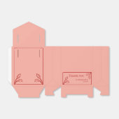 Lotus Buds Gepersonaliseerde Party Favoriet Box Bedankdoosjes (Uitgevouwen)