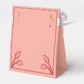 Lotus Buds Gepersonaliseerde Party Favoriet Box Bedankdoosjes (Achterkant)