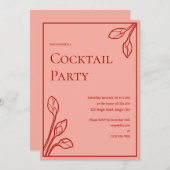 Lotus Buds Persoonlijke Uitnodiging van de Partij (Voorkant / Achterkant)