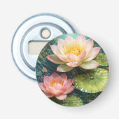 Lotus  button flesopener (Voorkant)