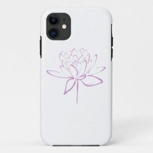 Lotus Calligraphy (Lavender) Case-Mate iPhone Case