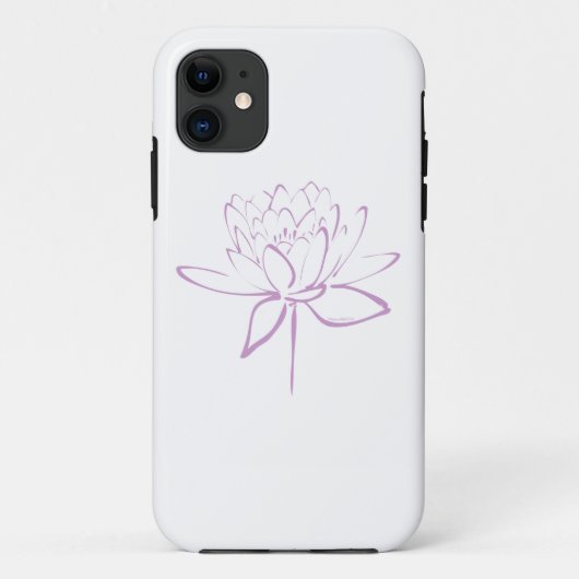 Lotus Calligraphy (Lavender) Case-Mate iPhone Case (Achterkant)
