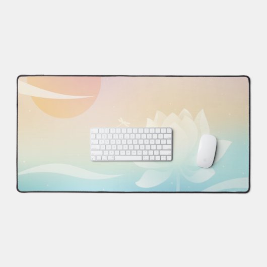 Lotus Calm Desk Mat (Keyboard & Muis)