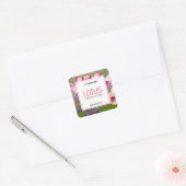 Lotus Candle Label Sticker (Envelop)