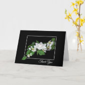 Lotus Candle Sympathie Bedankt Kaart (Gele Bloem)