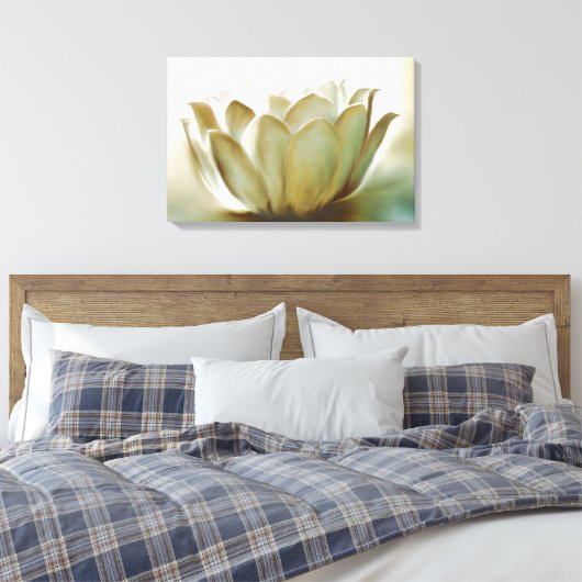 Lotus Canvas Afdruk (Insitu (Slaapkamer))