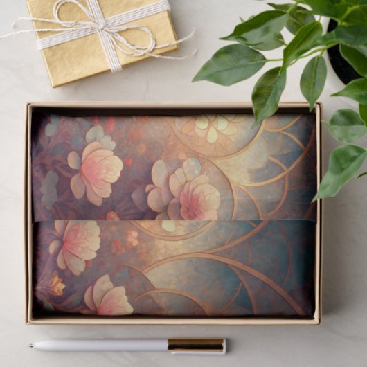 Lotus Cathedral Decoupage Tissuepapier (Geschenk)