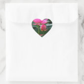 LOTUS : Chakra Roos Roze Groene Tuin Hart Sticker (Tas)
