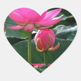 LOTUS : Chakra Roos Roze Groene Tuin Hart Sticker
