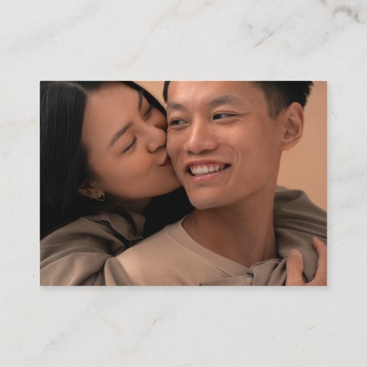 Lotus Chinese bruiloft QR Code RSVP Online Informatiekaartje (Achterkant)