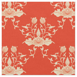 Lotus | Chinoiserie Bloemenstijl Stof