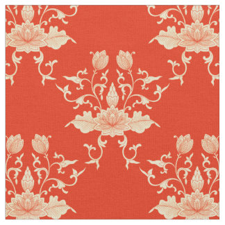 Lotus | Chinoiserie Bloemenstijl Stof