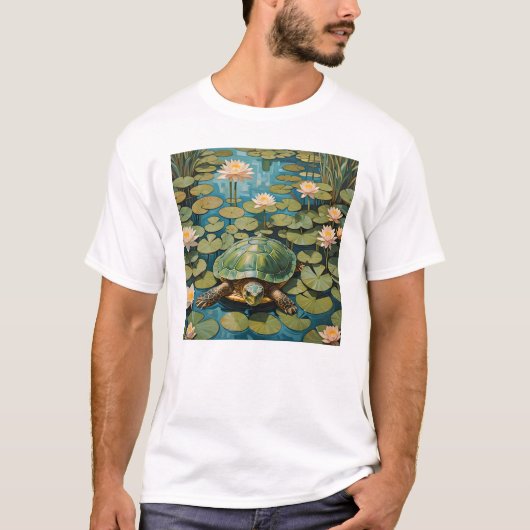 Lotus citaat van de Boeddha - T-shirt (Voorkant)