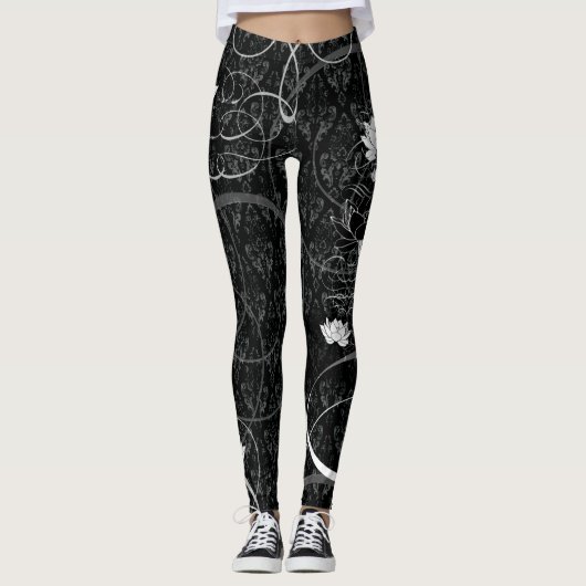 Lotus Damask Leggings (Voorkant)