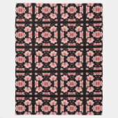 Lotus, deelvenster fleece deken (Voorkant)