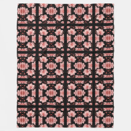 Lotus, deelvenster fleece deken