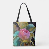 "Lotus Delight" — Canvas tas (Achterkant)