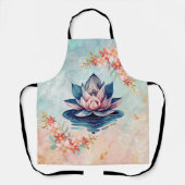 Lotus der Stille Wateren – Zachte Bloemengeur Schort (Voorkant)