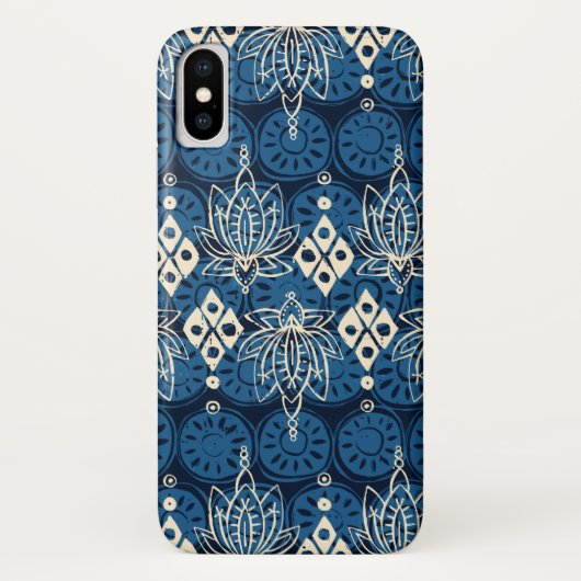 lotus diamond indidigo Case-Mate iPhone case (Achterkant)