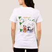 Lotus Draken Spirit wit Tri-Blend Shirt (Achterkant)