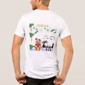 Lotus Draken Spirit wit Tri-Blend Shirt (Achterkant)