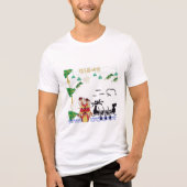 Lotus Draken Spirit wit Tri-Blend Shirt (Voorkant)