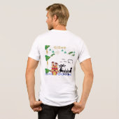 Lotus Draken Spirit wit Tri-Blend Shirt (Achterkant volledig)