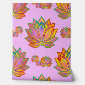 Lotus dromen liefhebben behang (Afrollen)