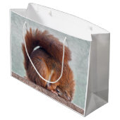 Lotus Eekhoorn Cadeaubag Groot Cadeauzakje (Achterkant Gekanteld)