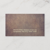  Lotus Elegant Yoga-leraar Visitekaartje (Achterkant)