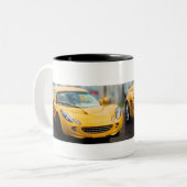 LOTUS ELISE COFFEE CUP TWEEKLEURIGE KOFFIEMOK (Voorkant links)