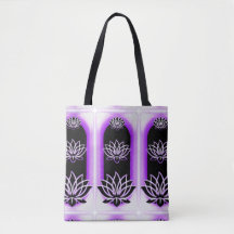 Lotus Emanation Bag White Paars