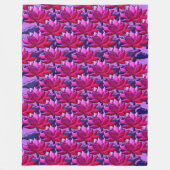 Lotus-emote Miami Nights Fleece Deken (Voorkant)