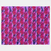 Lotus-emote Miami Nights Fleece Deken (Voorkant (Horizontaal))