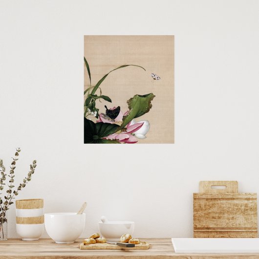 Lotus en Arrowhead Fine Art Poster (Keuken)